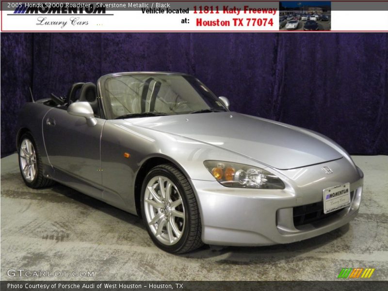 Silverstone Metallic / Black 2005 Honda S2000 Roadster