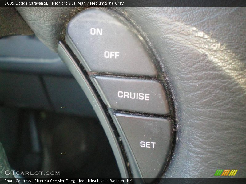 Midnight Blue Pearl / Medium Slate Gray 2005 Dodge Caravan SE