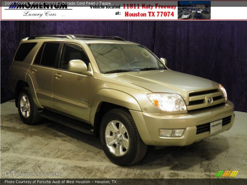 Dorado Gold Pearl / Taupe 2005 Toyota 4Runner Limited