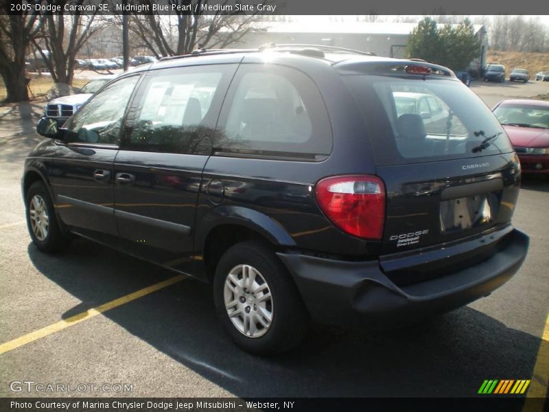 Midnight Blue Pearl / Medium Slate Gray 2005 Dodge Caravan SE