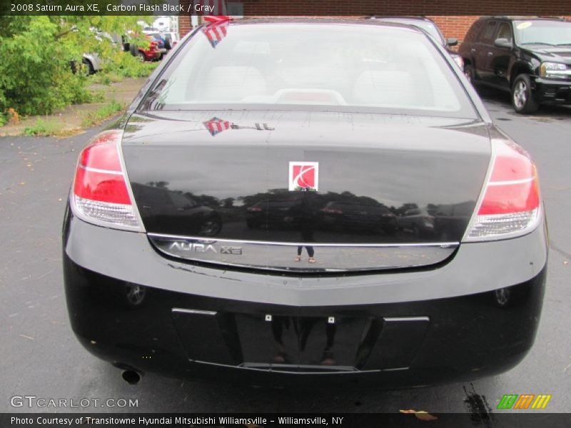 Carbon Flash Black / Gray 2008 Saturn Aura XE