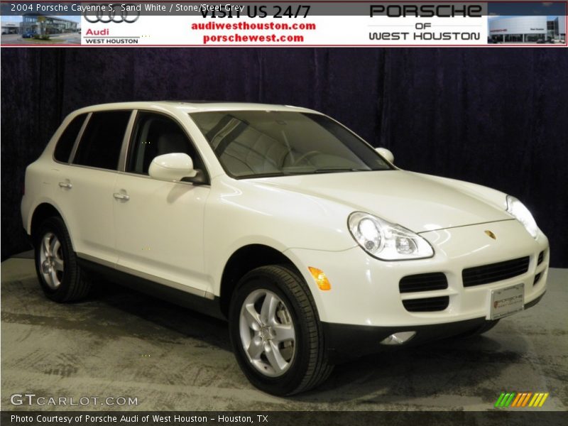 Sand White / Stone/Steel Grey 2004 Porsche Cayenne S