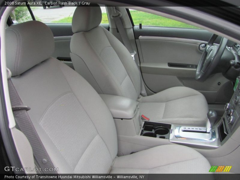 Carbon Flash Black / Gray 2008 Saturn Aura XE