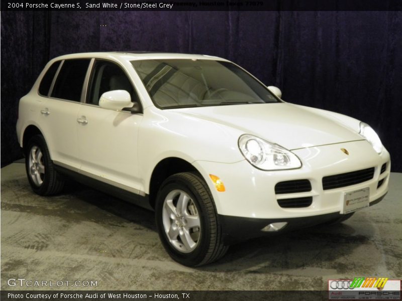 Sand White / Stone/Steel Grey 2004 Porsche Cayenne S