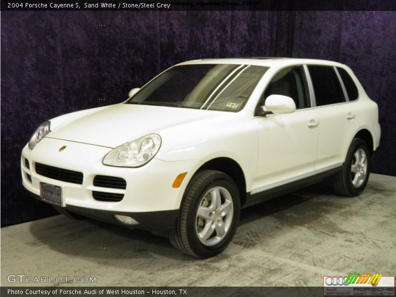 Sand White / Stone/Steel Grey 2004 Porsche Cayenne S