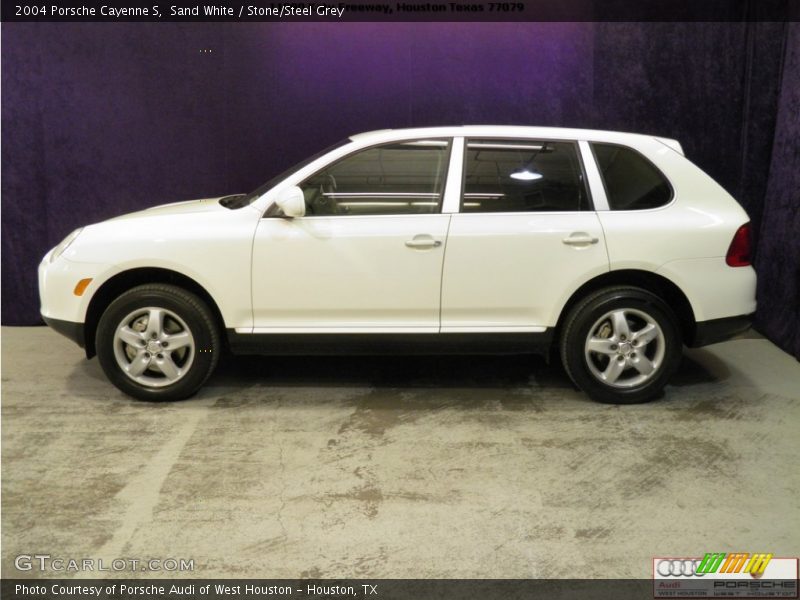Sand White / Stone/Steel Grey 2004 Porsche Cayenne S