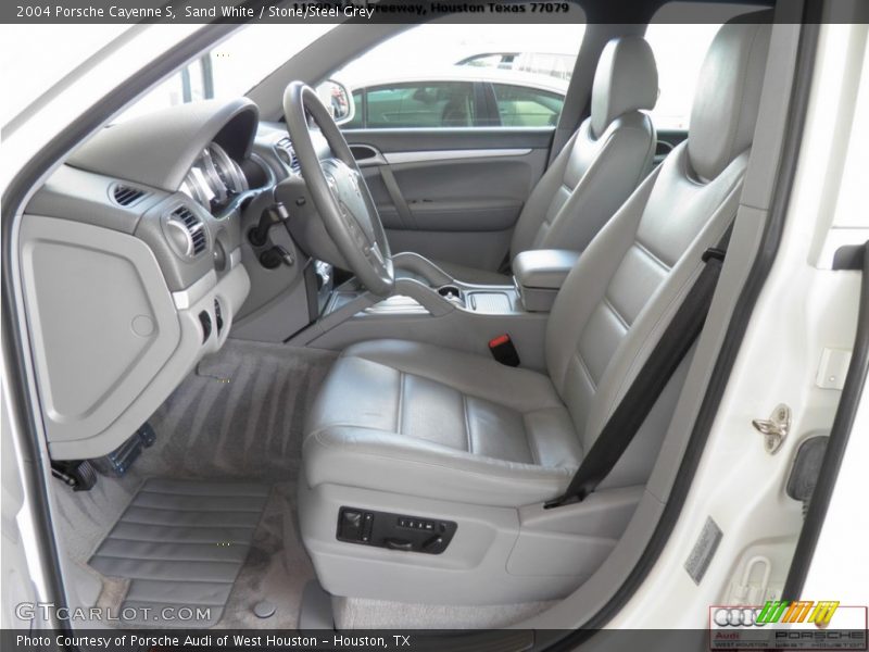 Sand White / Stone/Steel Grey 2004 Porsche Cayenne S