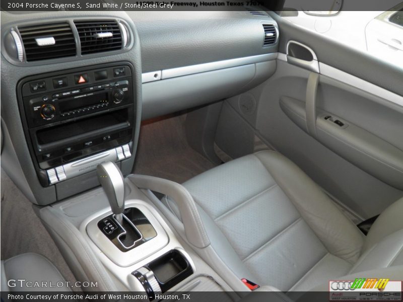 Sand White / Stone/Steel Grey 2004 Porsche Cayenne S