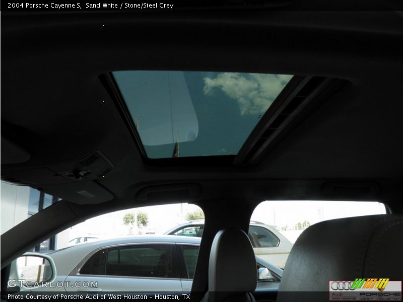 Sand White / Stone/Steel Grey 2004 Porsche Cayenne S