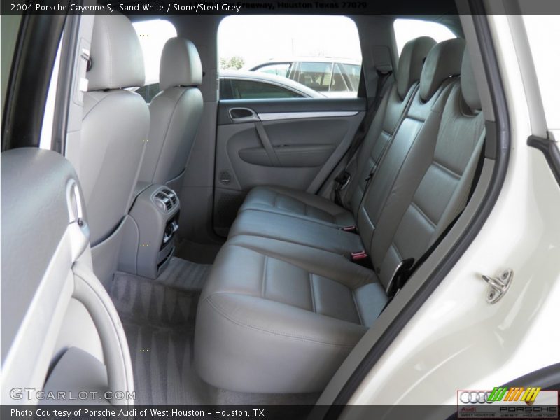 Sand White / Stone/Steel Grey 2004 Porsche Cayenne S
