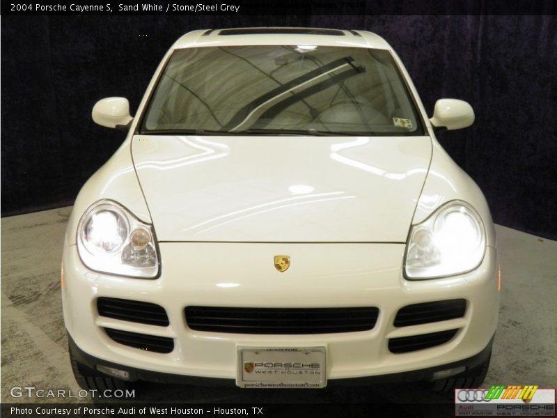 Sand White / Stone/Steel Grey 2004 Porsche Cayenne S