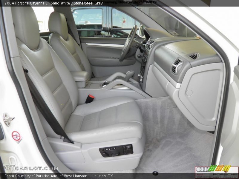Sand White / Stone/Steel Grey 2004 Porsche Cayenne S