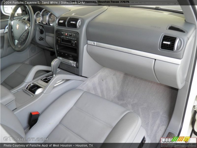 Sand White / Stone/Steel Grey 2004 Porsche Cayenne S