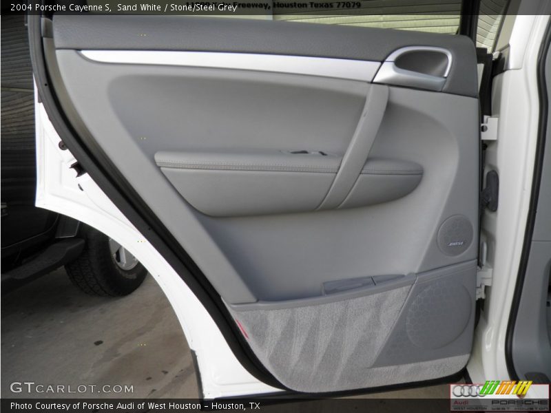 Sand White / Stone/Steel Grey 2004 Porsche Cayenne S