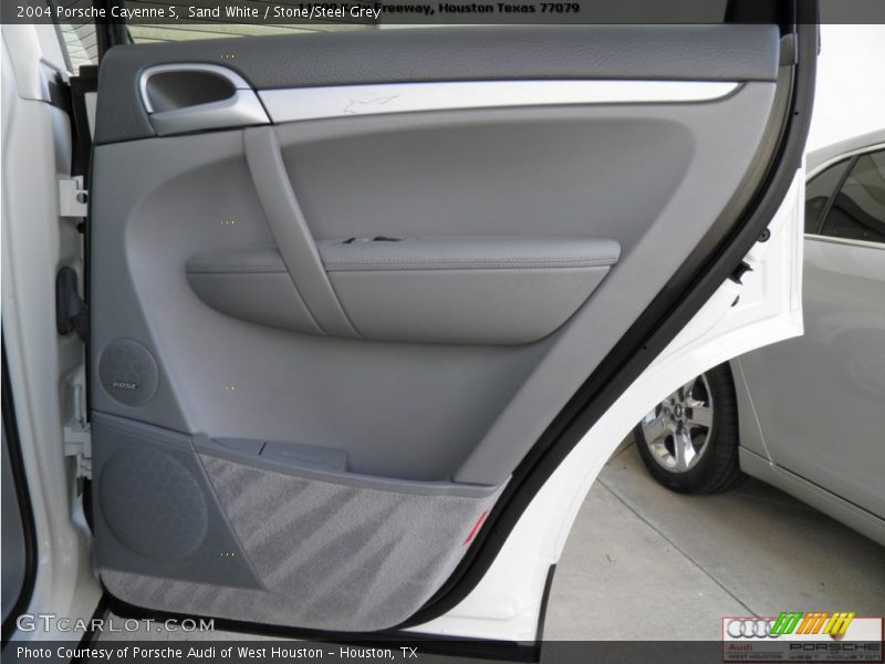 Sand White / Stone/Steel Grey 2004 Porsche Cayenne S