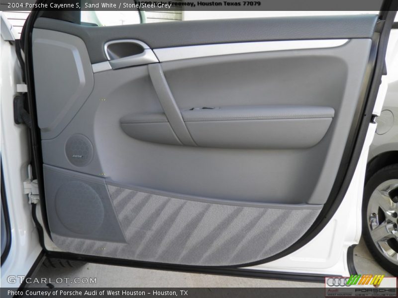 Sand White / Stone/Steel Grey 2004 Porsche Cayenne S