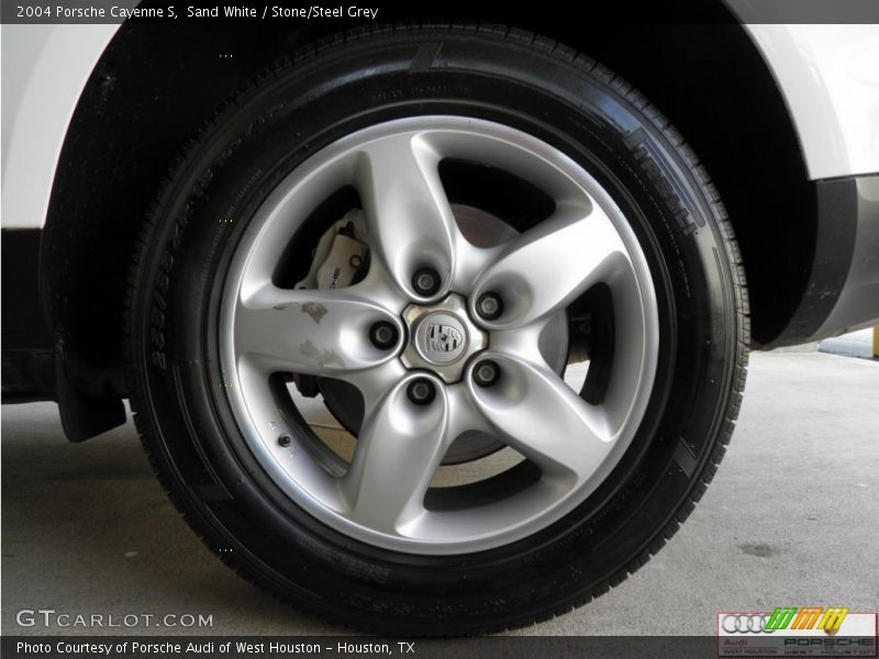 Sand White / Stone/Steel Grey 2004 Porsche Cayenne S