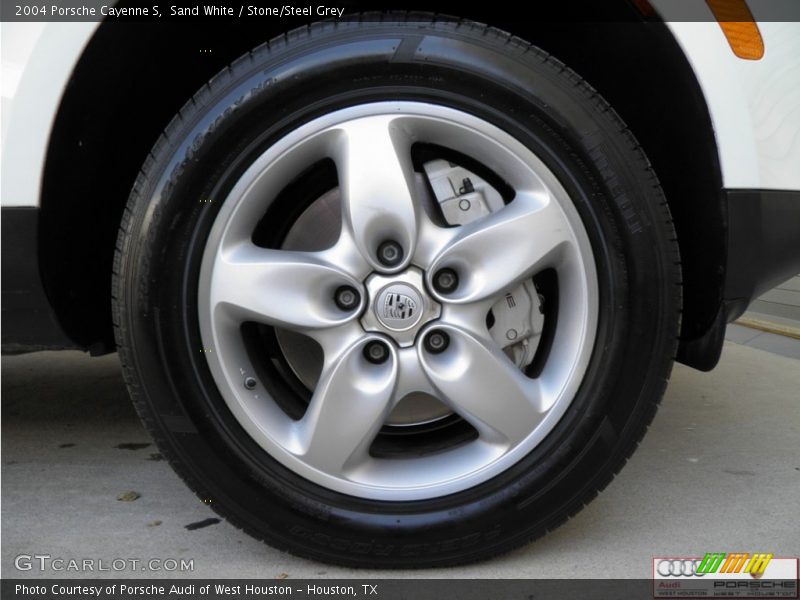 Sand White / Stone/Steel Grey 2004 Porsche Cayenne S