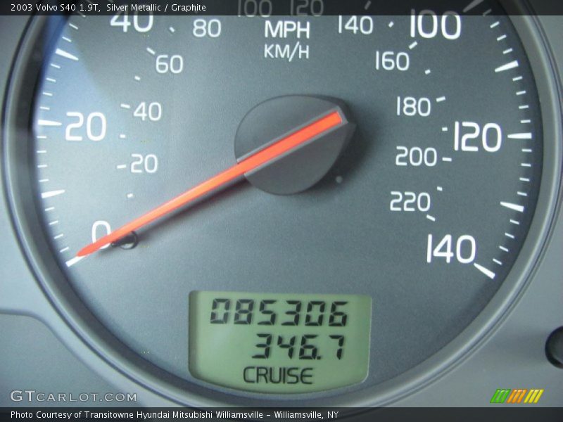 Silver Metallic / Graphite 2003 Volvo S40 1.9T