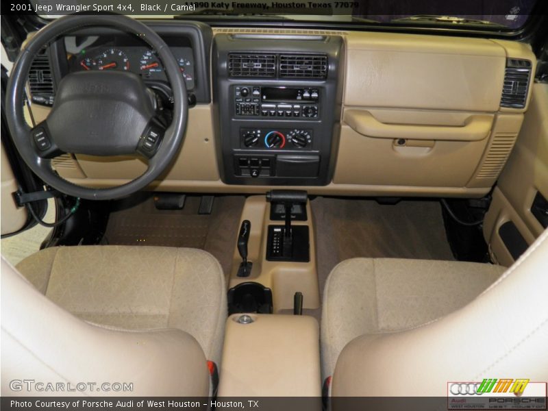 Black / Camel 2001 Jeep Wrangler Sport 4x4