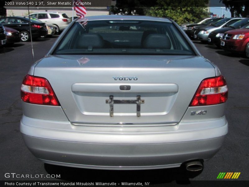 Silver Metallic / Graphite 2003 Volvo S40 1.9T