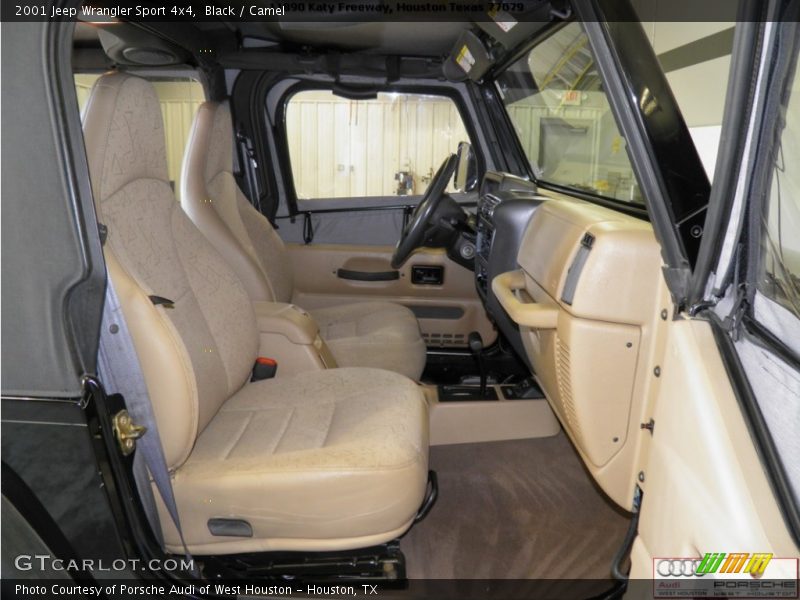 Black / Camel 2001 Jeep Wrangler Sport 4x4