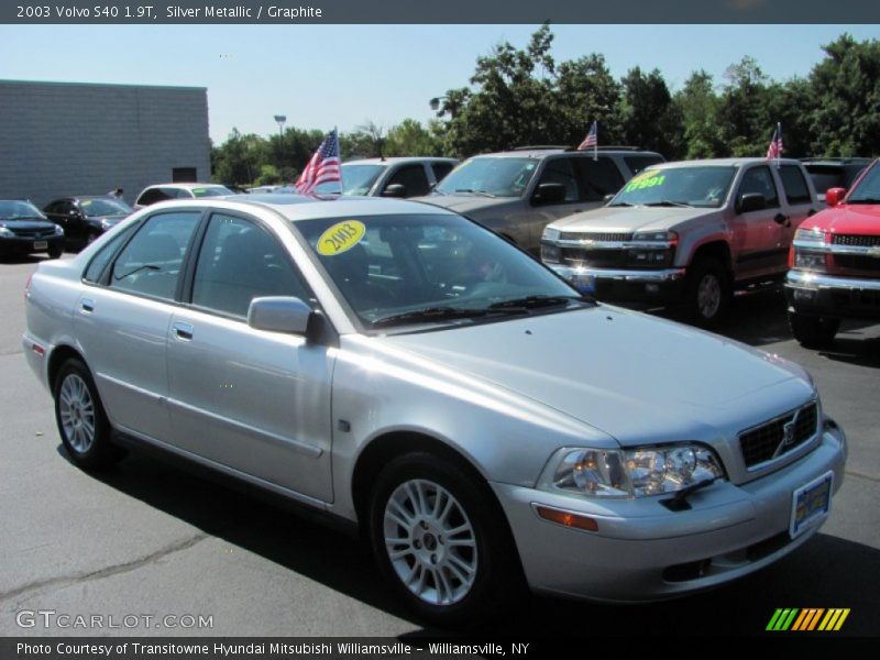 Silver Metallic / Graphite 2003 Volvo S40 1.9T