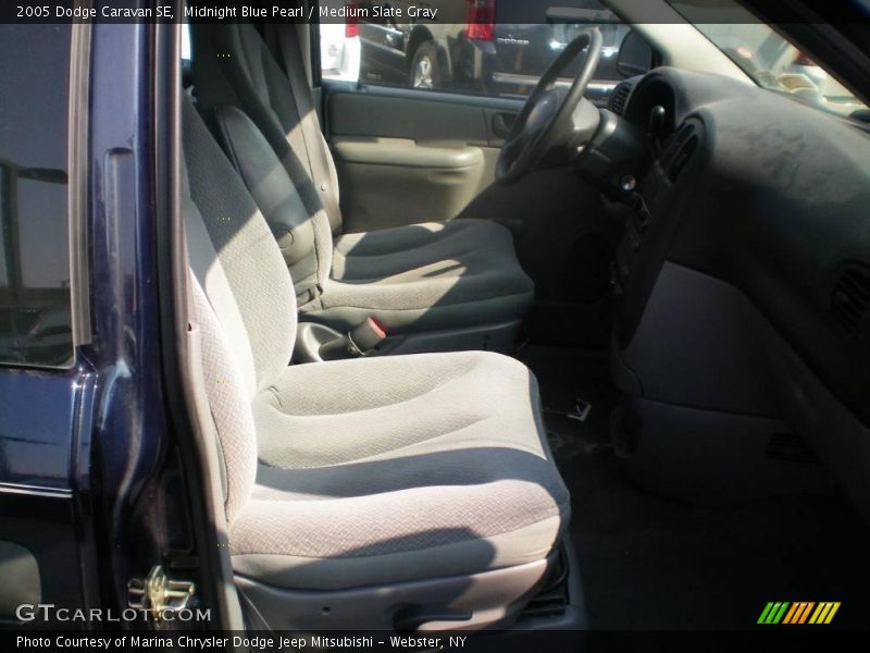 Midnight Blue Pearl / Medium Slate Gray 2005 Dodge Caravan SE