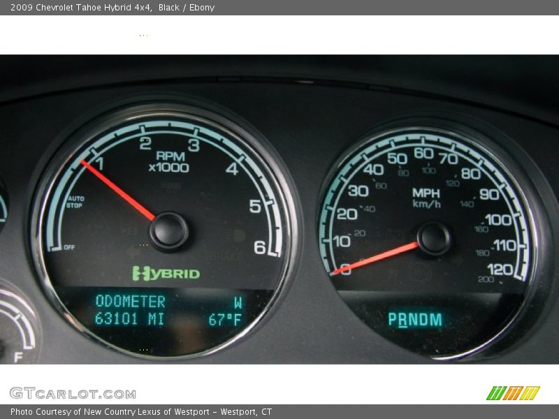 Black / Ebony 2009 Chevrolet Tahoe Hybrid 4x4