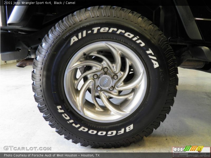 Black / Camel 2001 Jeep Wrangler Sport 4x4