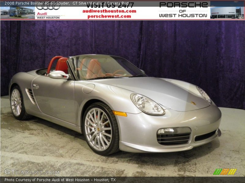 GT Silver Metallic / Carrera Red 2008 Porsche Boxster RS 60 Spyder