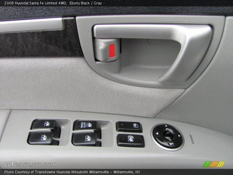 Ebony Black / Gray 2008 Hyundai Santa Fe Limited 4WD