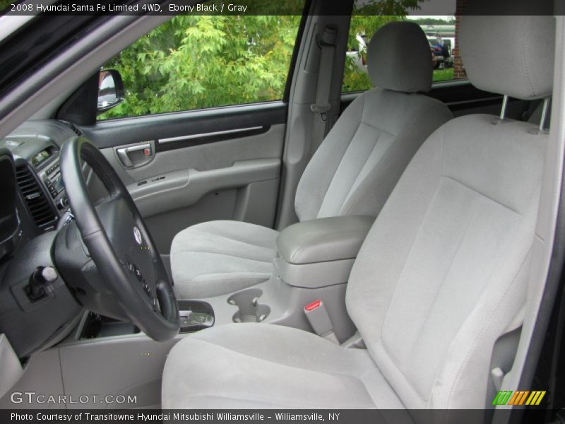 Ebony Black / Gray 2008 Hyundai Santa Fe Limited 4WD