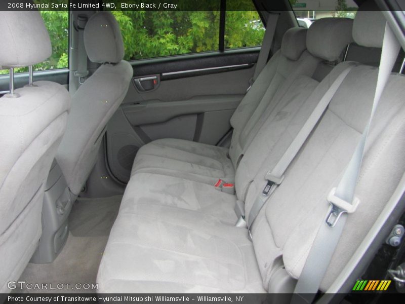 Ebony Black / Gray 2008 Hyundai Santa Fe Limited 4WD