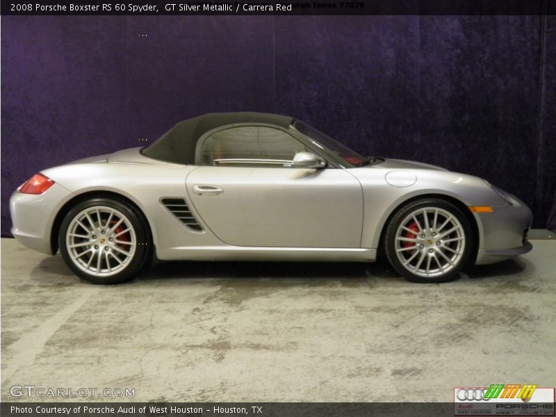 GT Silver Metallic / Carrera Red 2008 Porsche Boxster RS 60 Spyder