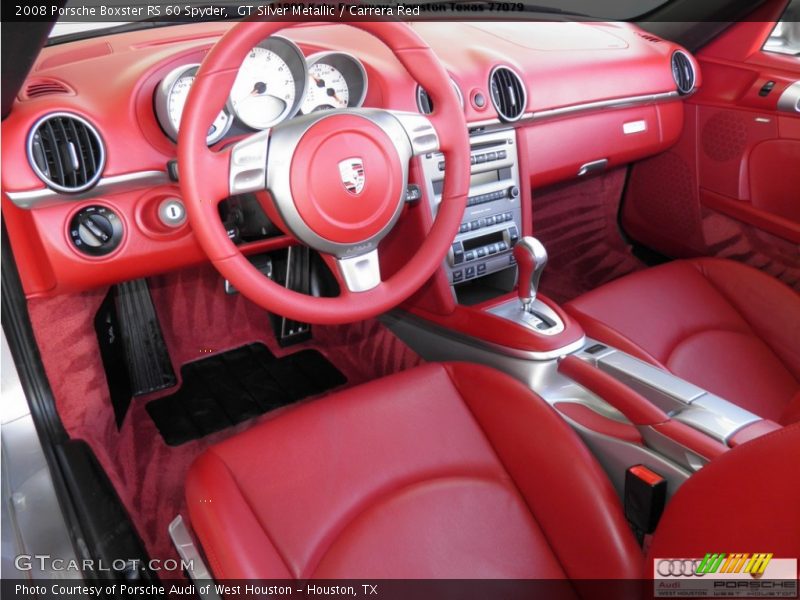 GT Silver Metallic / Carrera Red 2008 Porsche Boxster RS 60 Spyder