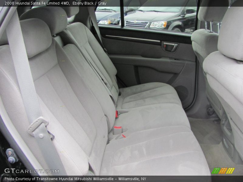 Ebony Black / Gray 2008 Hyundai Santa Fe Limited 4WD