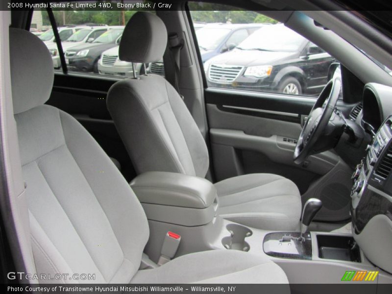 Ebony Black / Gray 2008 Hyundai Santa Fe Limited 4WD
