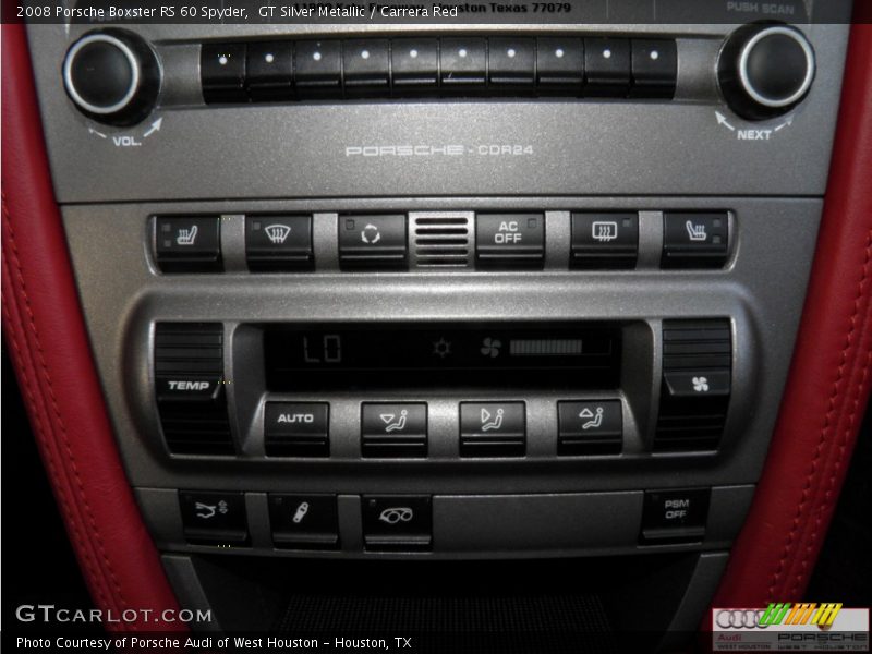GT Silver Metallic / Carrera Red 2008 Porsche Boxster RS 60 Spyder
