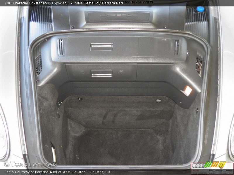 GT Silver Metallic / Carrera Red 2008 Porsche Boxster RS 60 Spyder