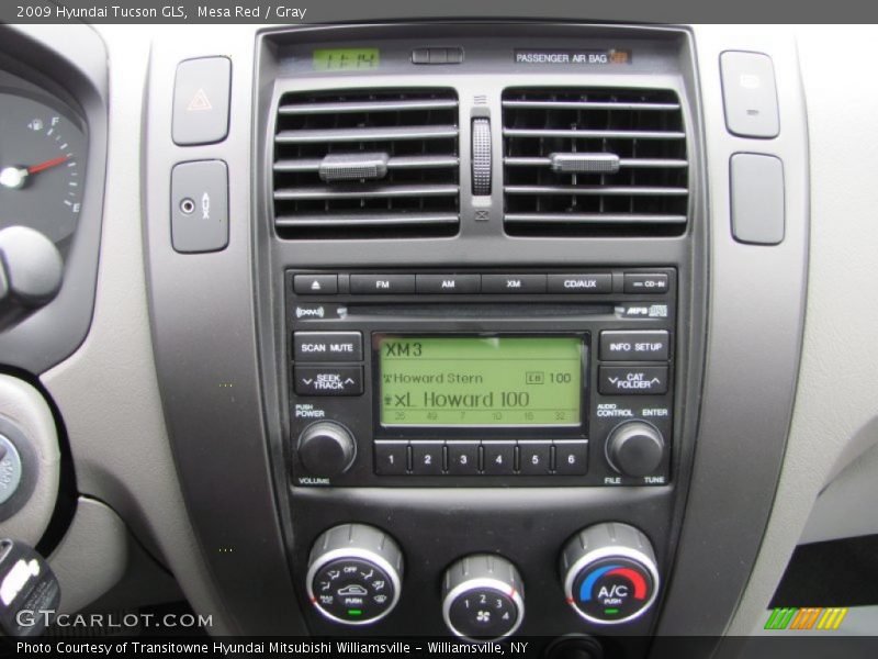 Mesa Red / Gray 2009 Hyundai Tucson GLS