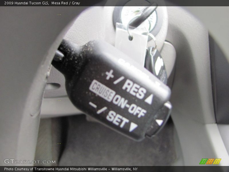Mesa Red / Gray 2009 Hyundai Tucson GLS