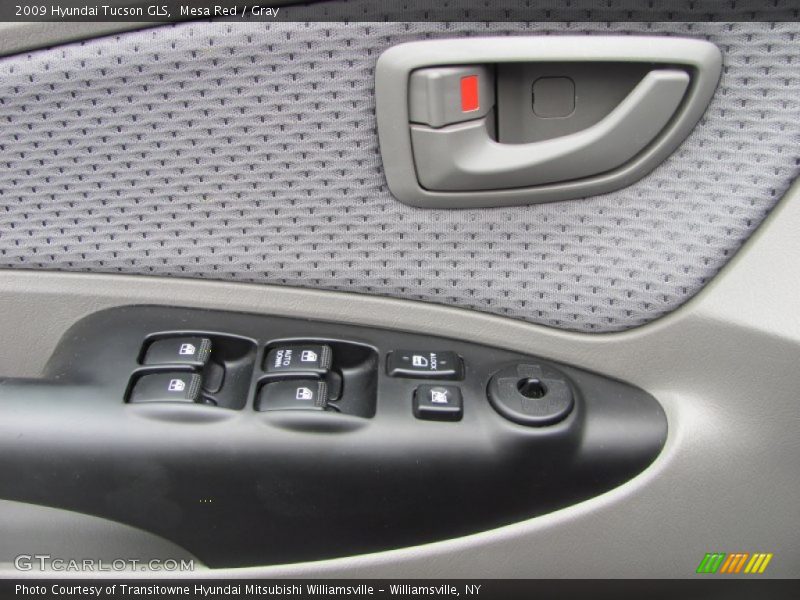 Mesa Red / Gray 2009 Hyundai Tucson GLS