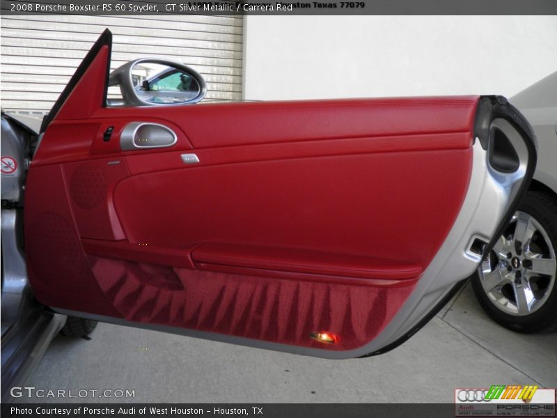 GT Silver Metallic / Carrera Red 2008 Porsche Boxster RS 60 Spyder