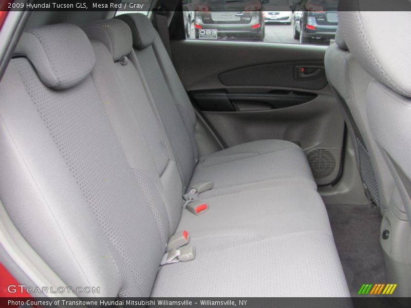 Mesa Red / Gray 2009 Hyundai Tucson GLS