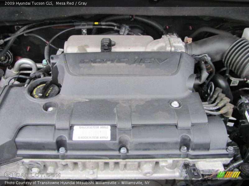  2009 Tucson GLS Engine - 2.0 Liter DOHC 16-Valve CVVT 4 Cylinder