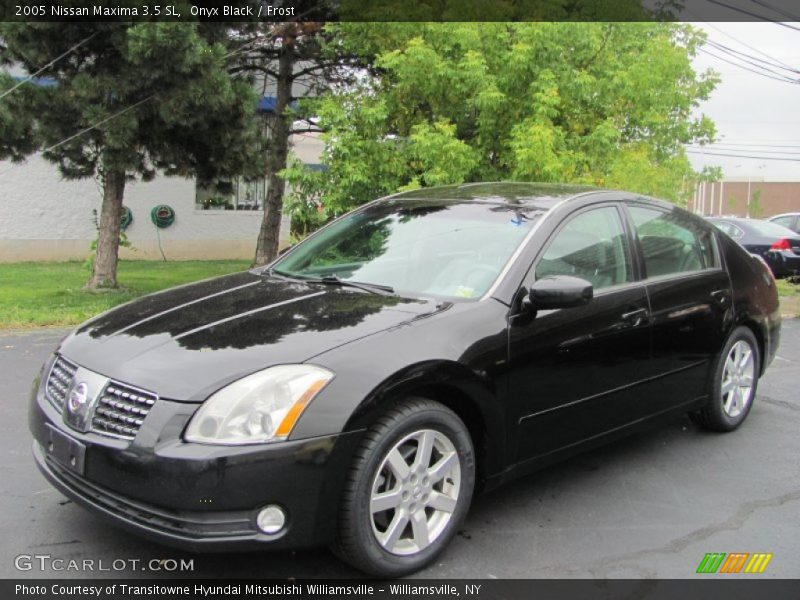 Onyx Black / Frost 2005 Nissan Maxima 3.5 SL