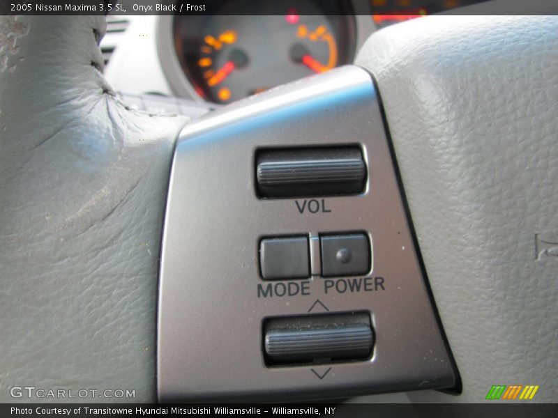 Onyx Black / Frost 2005 Nissan Maxima 3.5 SL