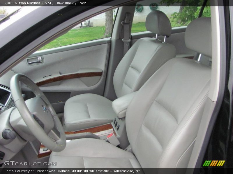 Onyx Black / Frost 2005 Nissan Maxima 3.5 SL