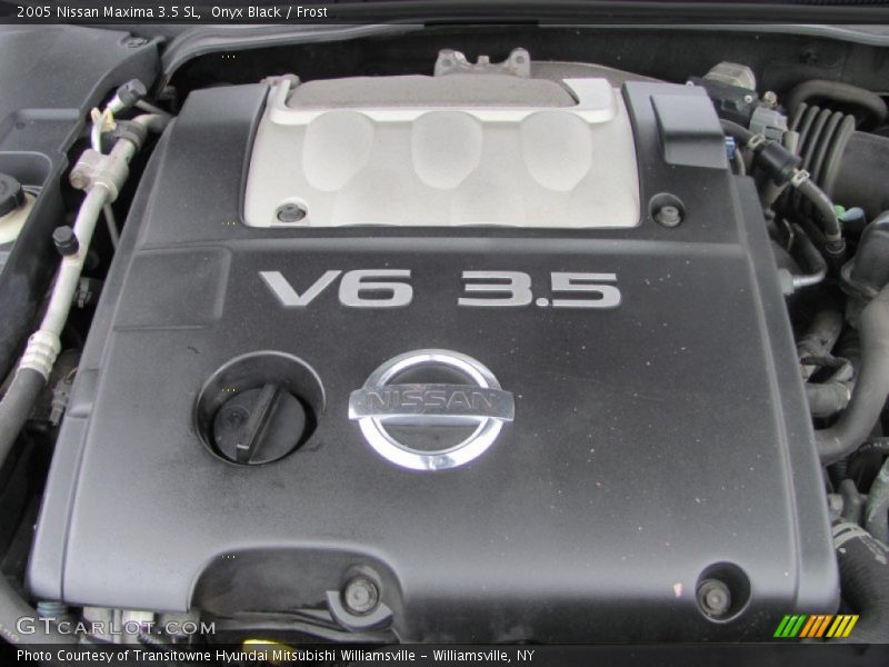 Onyx Black / Frost 2005 Nissan Maxima 3.5 SL